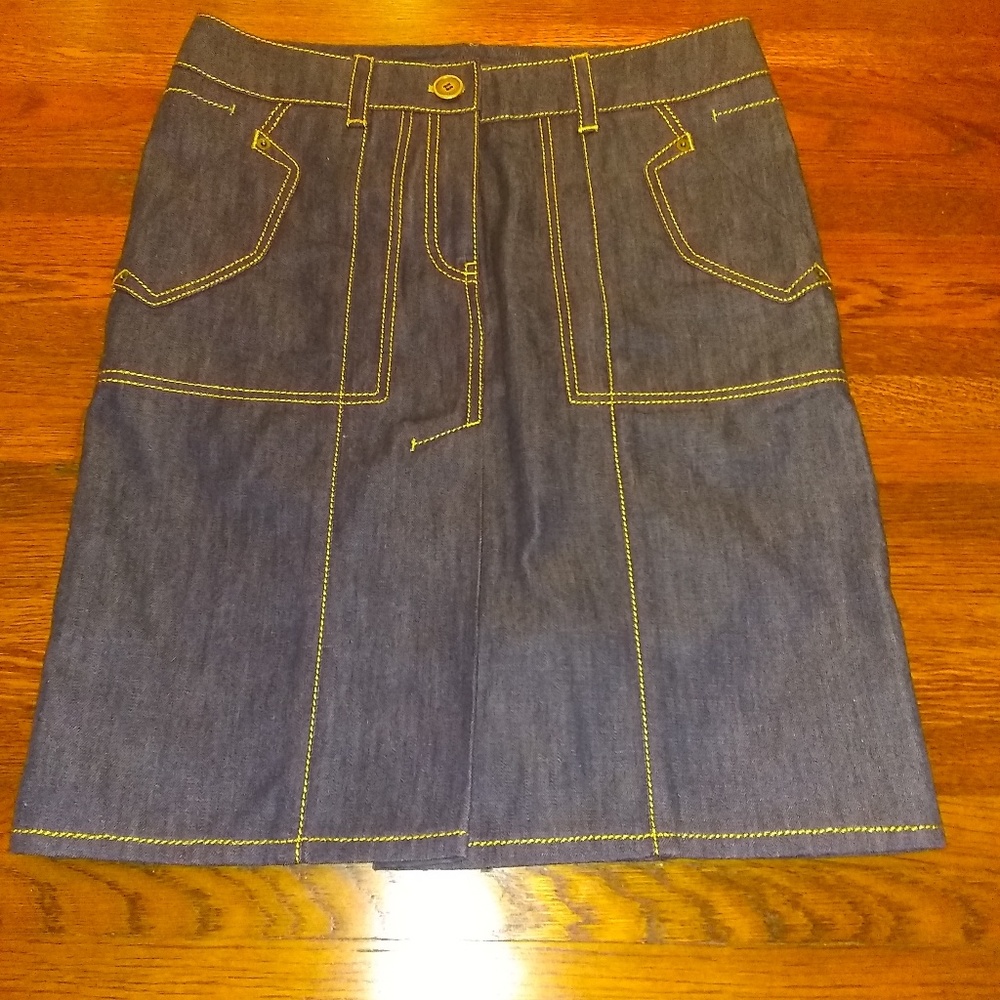 Louis Vuitton (Jean) Denim Skirt